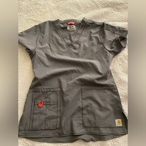Carhartt Force Gray Scrub top